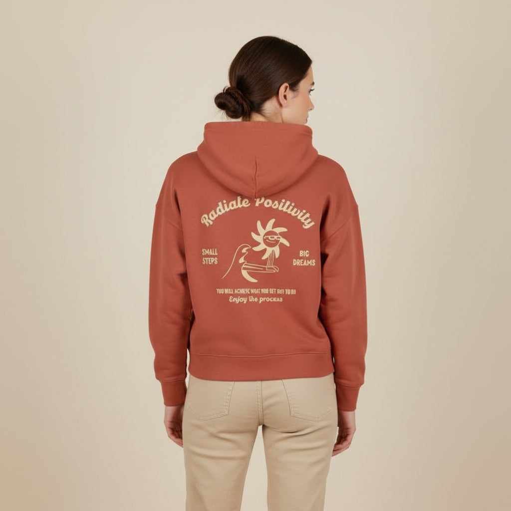 Hoodie Mujer "Radiate Positivity"