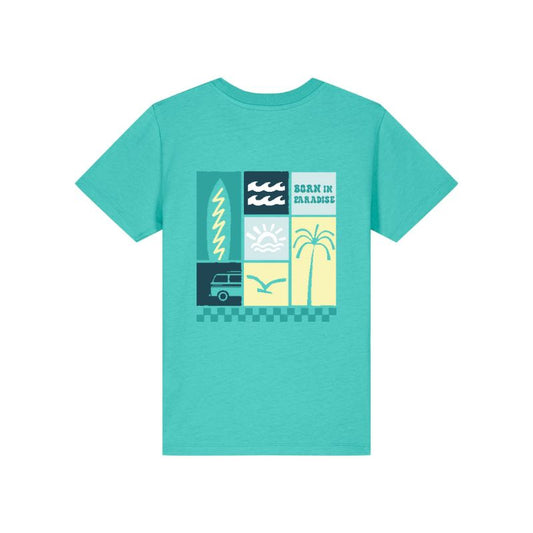Camiseta kids "Born in the Paradise"
