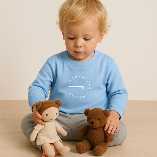 Sudadera Orgánica bebé Levantera Tarifa