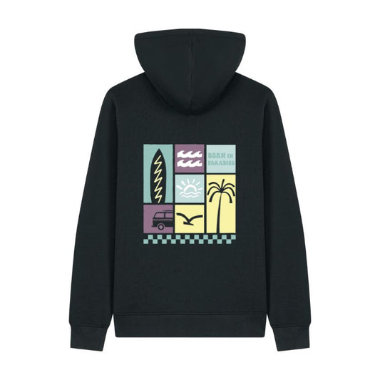 Hoddie Cremallera "Born in the Paradise"