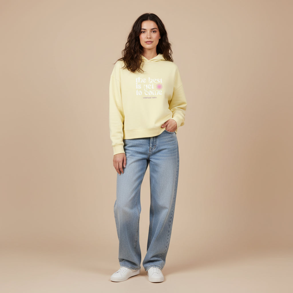 Hoodie Premium Mujer The best is yet to come