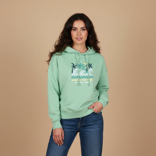 Hoodie Mujer "Born in the Paradise"