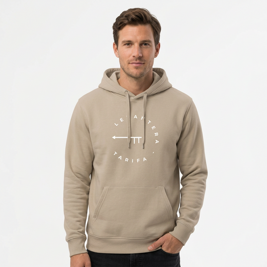 Hoddie Orgánica Levantera Tarifa grosor medio — Arena