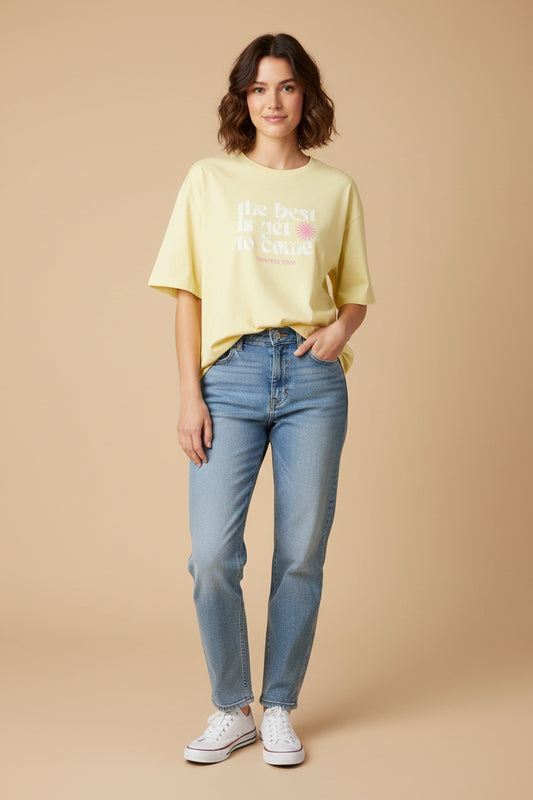 Camiseta Oversize Unisex "The best is yet to come"