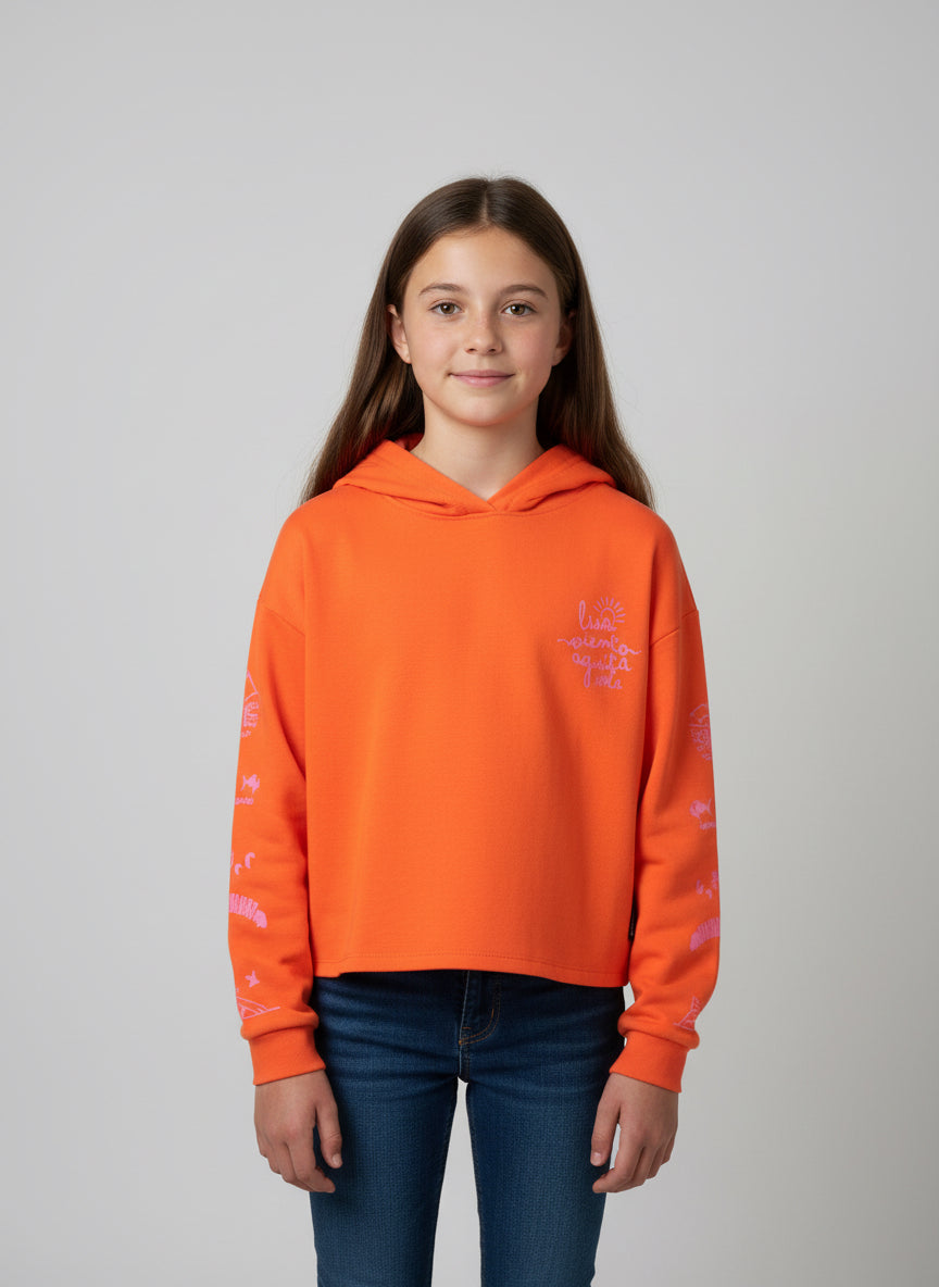Hoddie Crop Costa de la Luz Kids