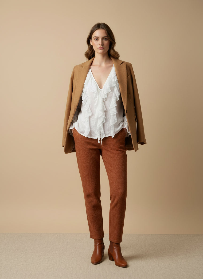 Blusa Volantes Boho Chic