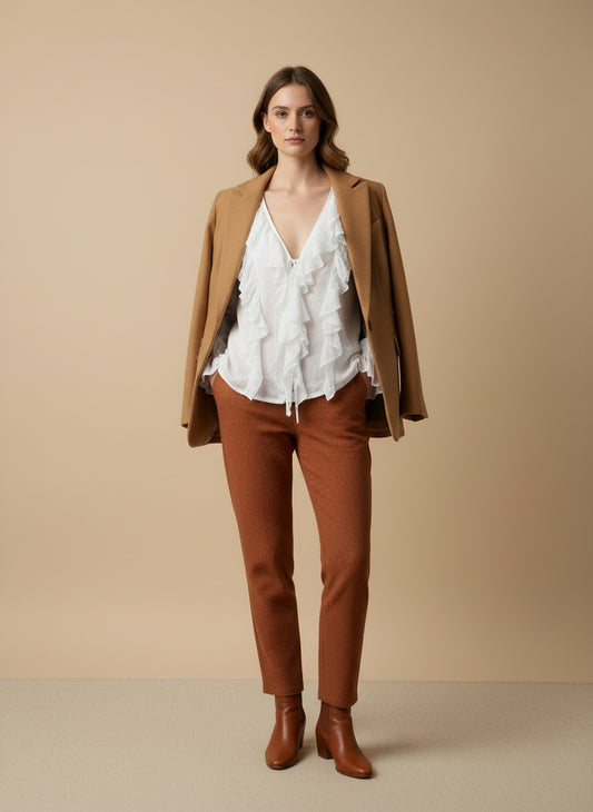 Blusa Volantes Boho Chic