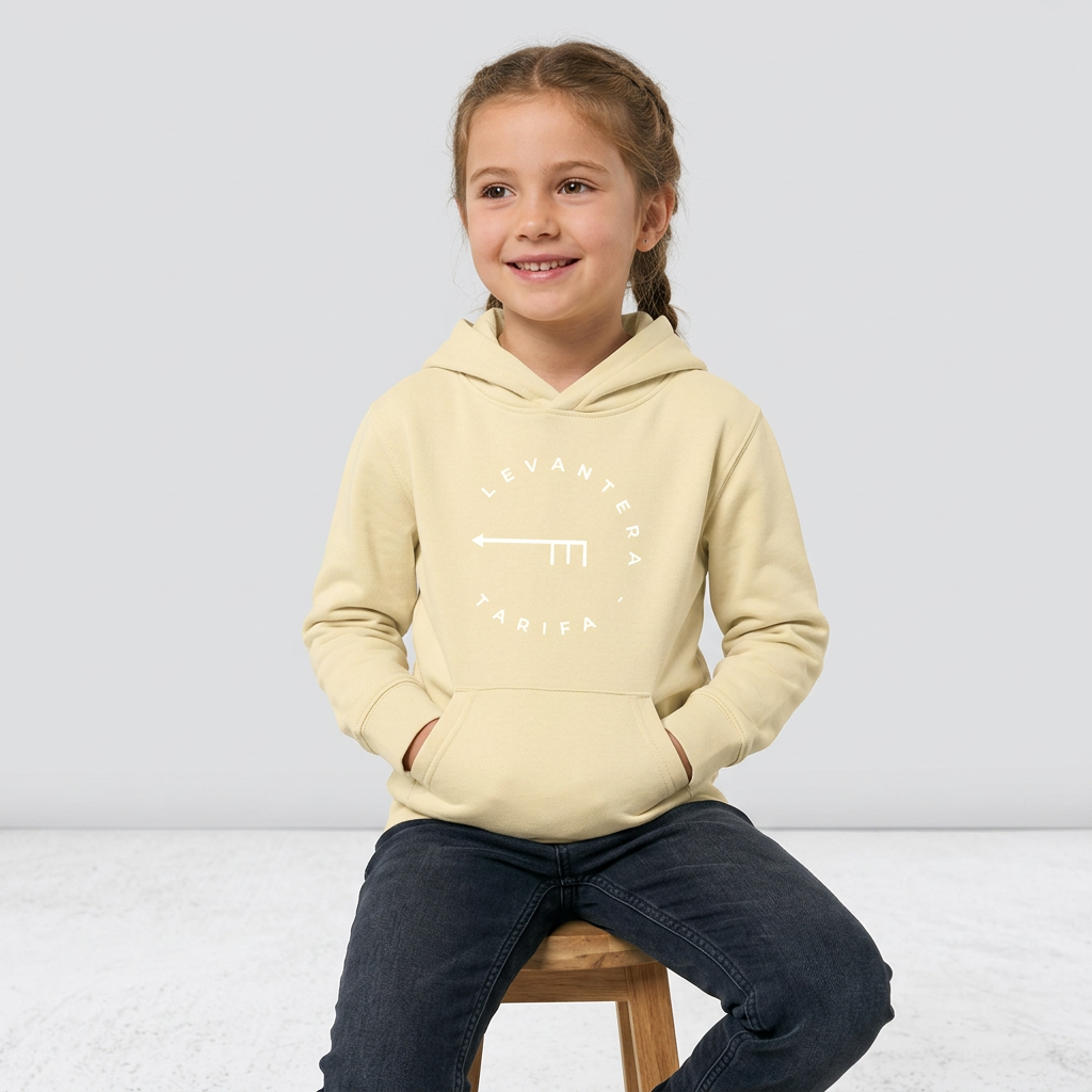 Hoddie Levantera Tarifa Kids — Amarillo mantequilla