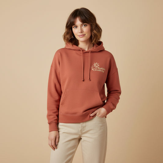 Hoodie Mujer "Radiate Positivity"