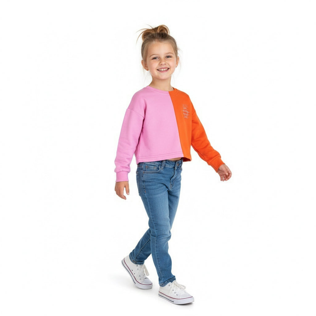 Sudadera Bicolor Agüita Salá Kids