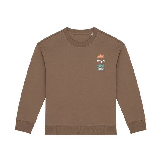 Sudadera Oversize Coordenadas Kids