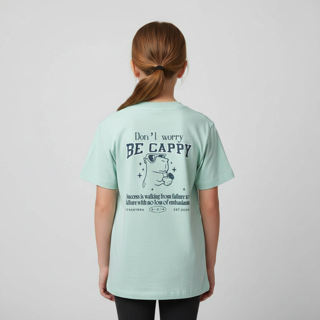 Camiseta kids "Don't worry be cappy"