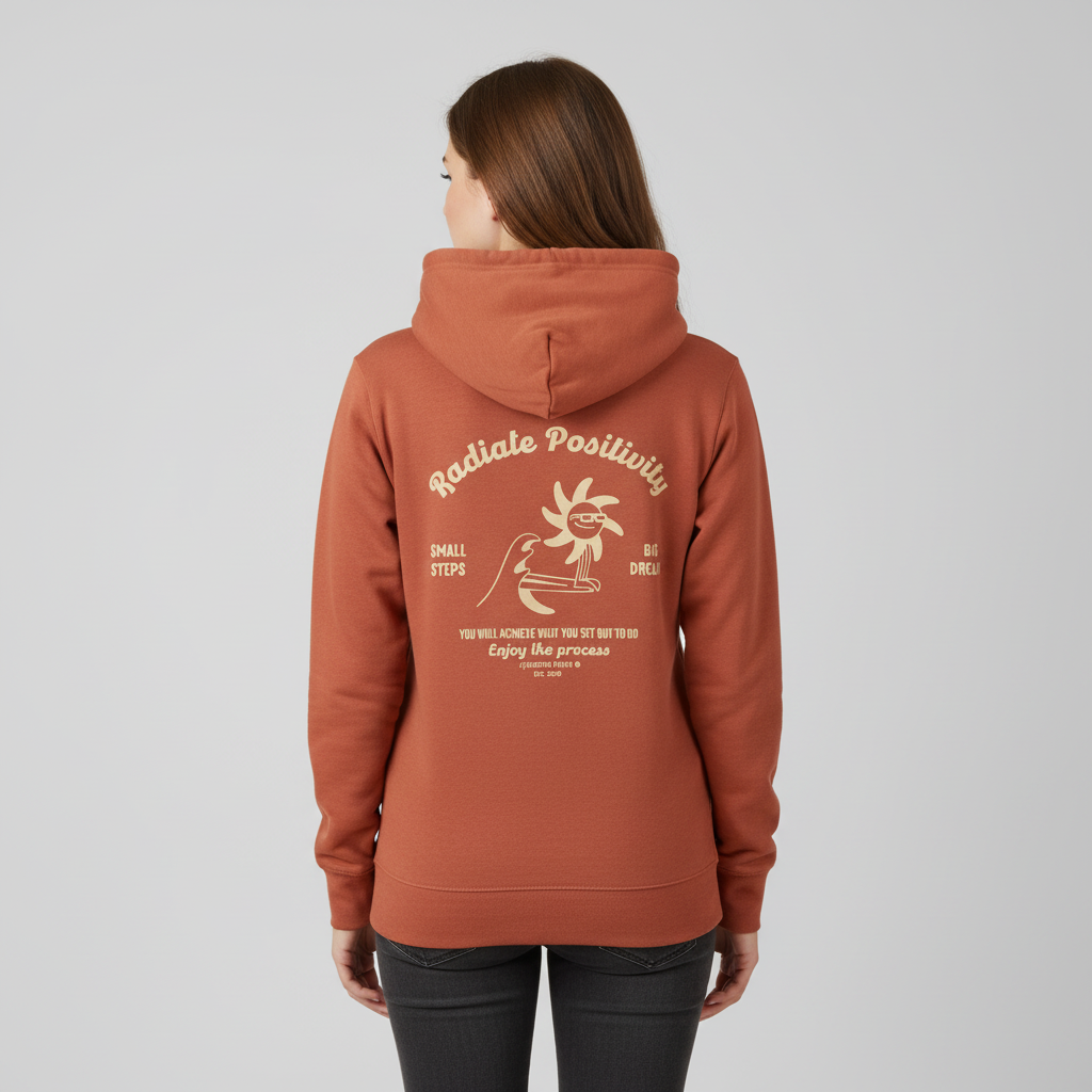 Hoodie "Radiate positivity"