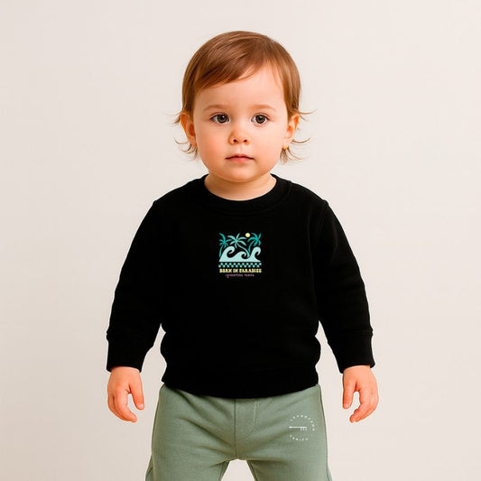 Sudadera bebé "Born in Paradise"