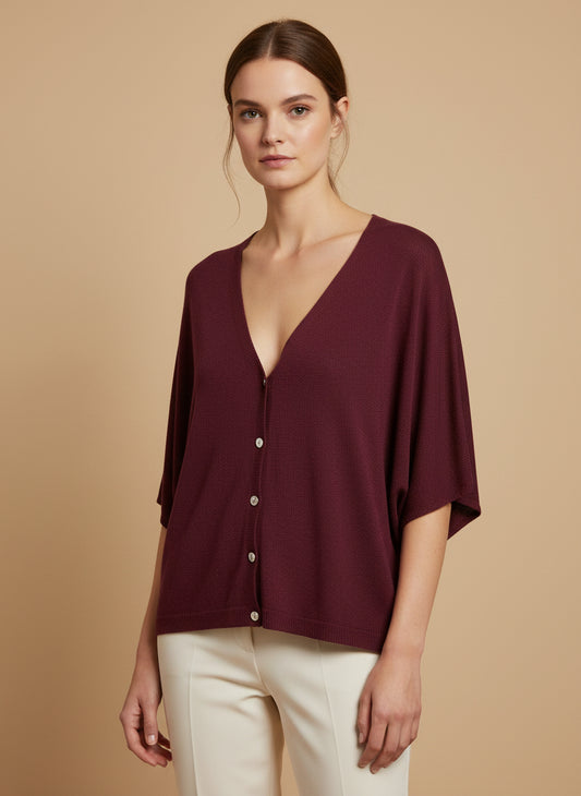 Cárdigan Oversize Botones Soft