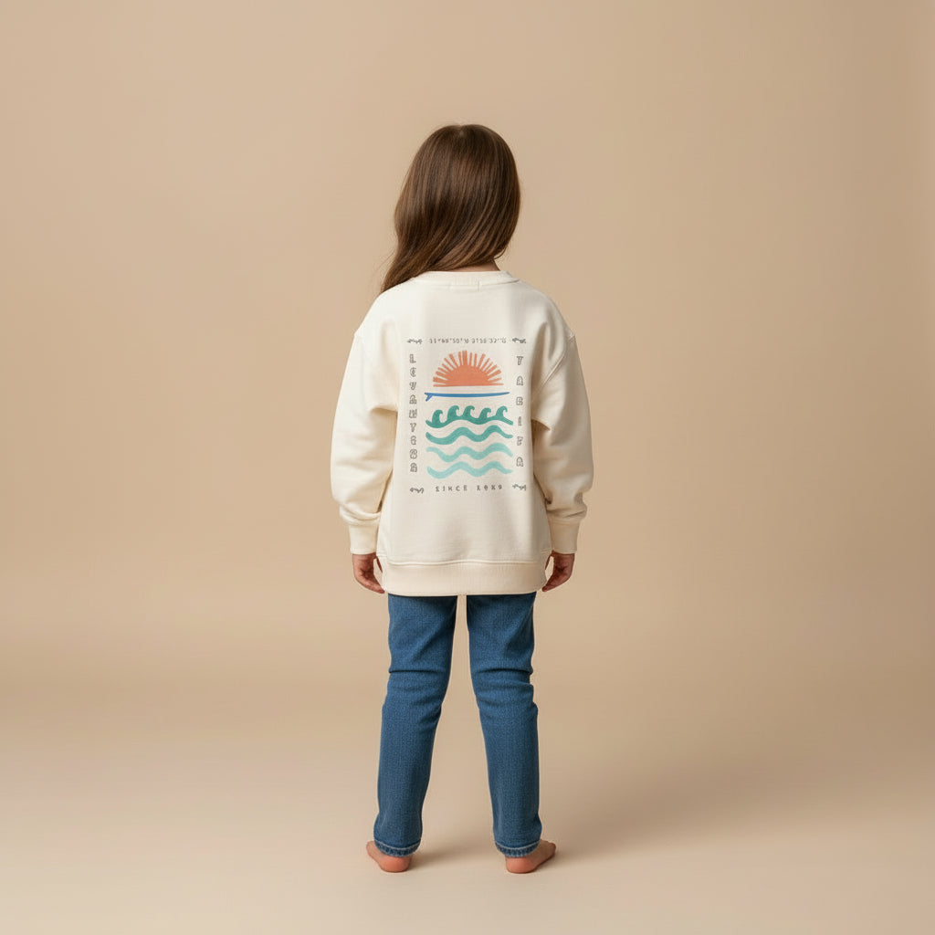 Sudadera Oversize Coordenadas Kids