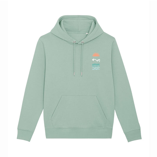 Hoodie Oversize Coordenadas Tarifa