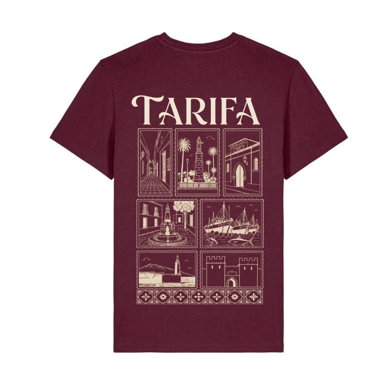 Camiseta Pompo deep-plum, espalda