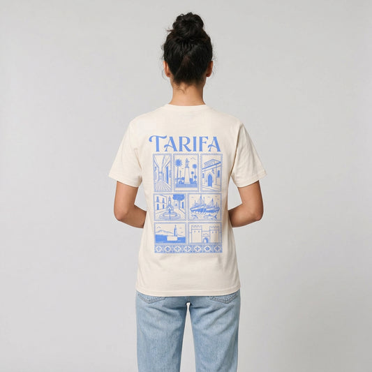 Camiseta Pompo white-vintage, espalda