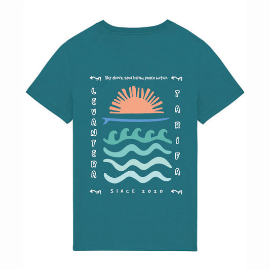 Camiseta Levantera Tarifa Oversize "Coordenadas Tarifa"