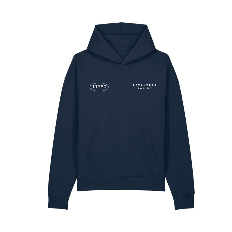 Hoodie 11380 French Navy, delantera