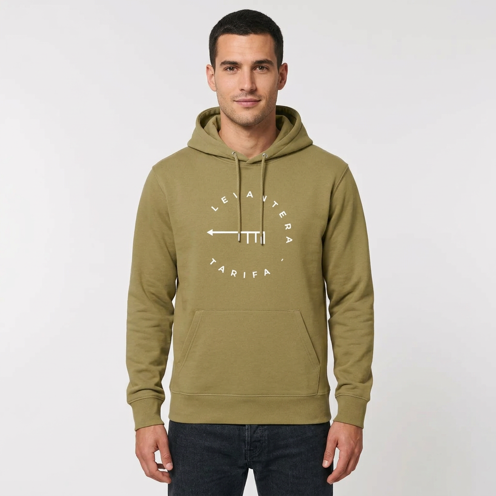 Hoodie Orgánica Premium Levantera Tarifa — Mostaza