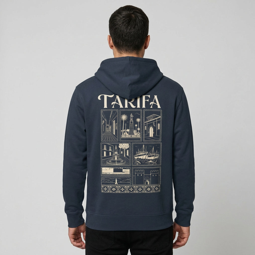 Hoodie Pompo indian-ink-grey, espalda