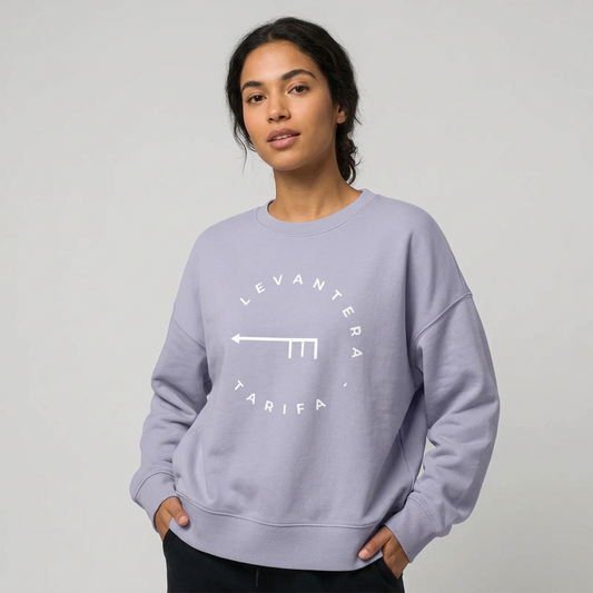 Sudadera mujer Levantera Tarifa — Lavanda