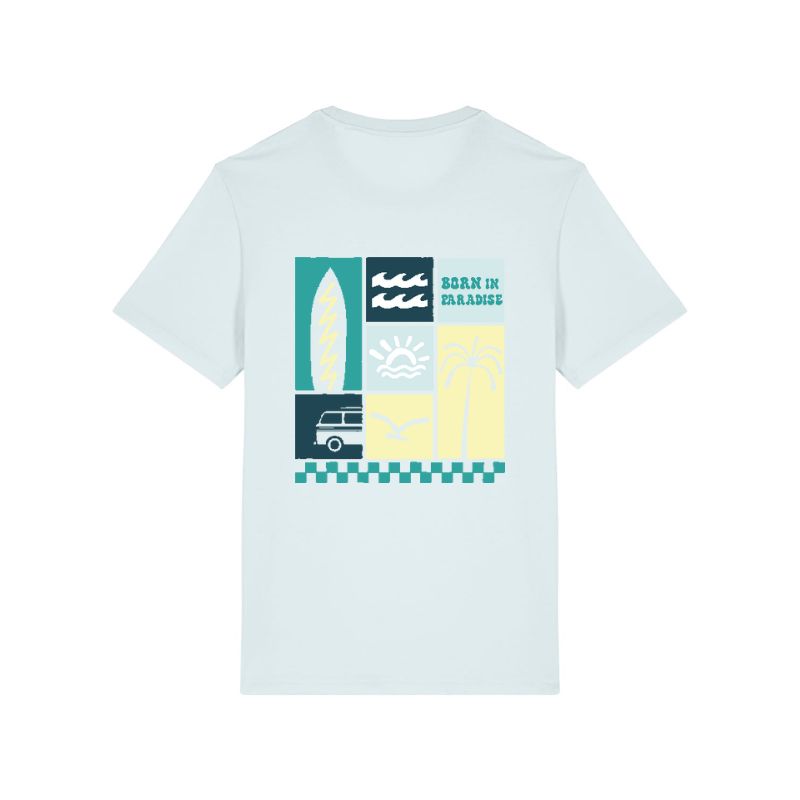 Camiseta unisex "Born in the Paradise"