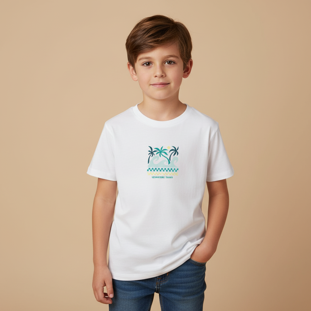 Camiseta kids "Born in the Paradise"