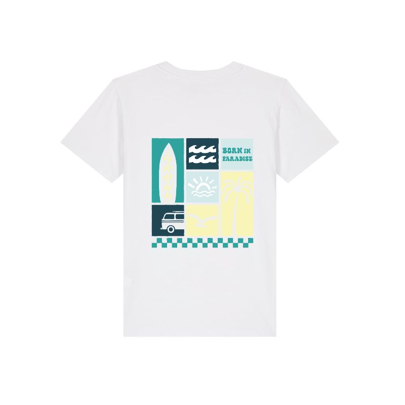 Camiseta kids "Born in the Paradise"