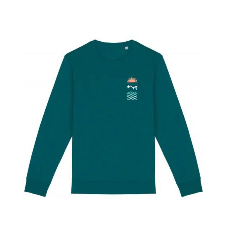 Sudadera Orgánica Premium Levantera 3.0 "Coordenadas Tarifa"