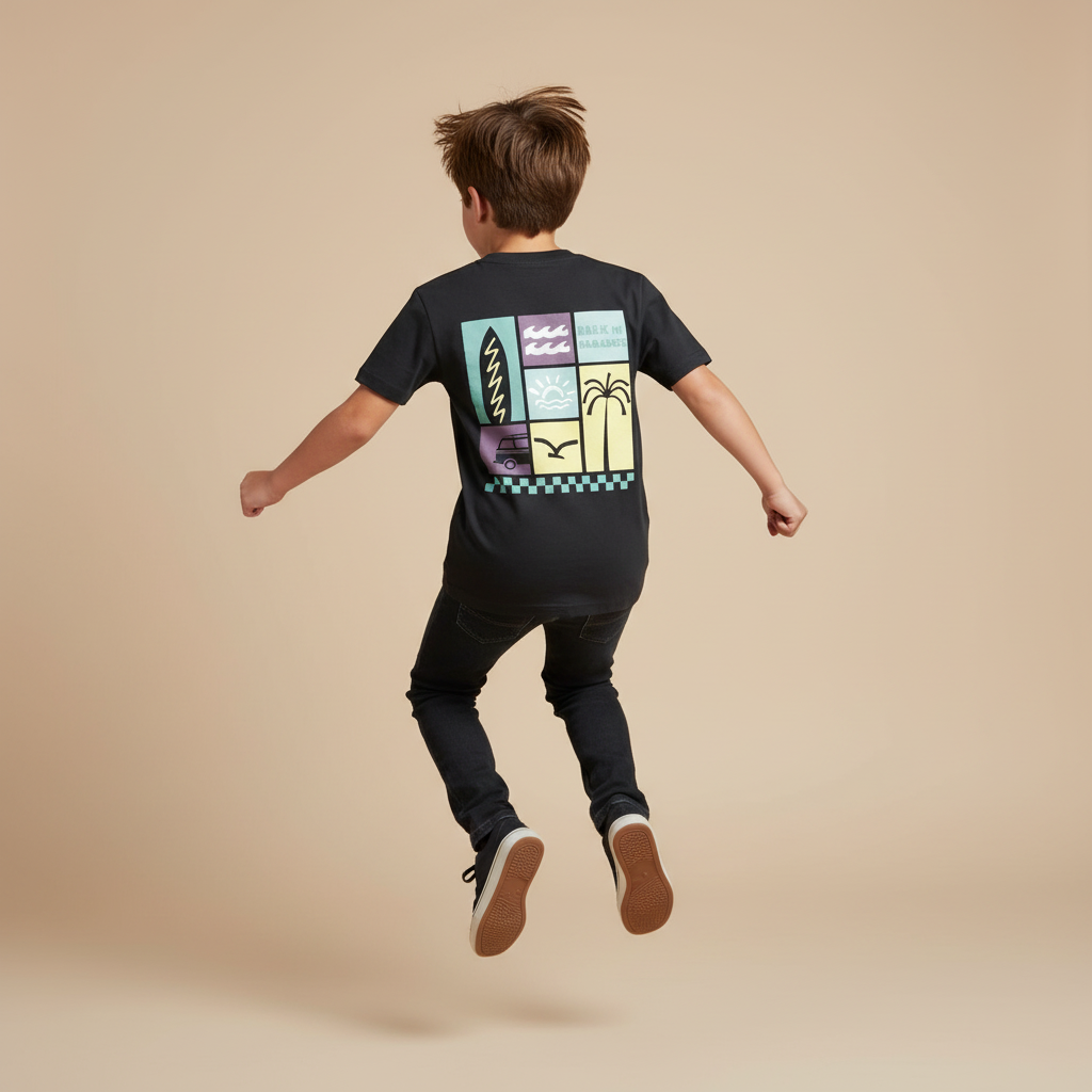 Camiseta kids "Born in the Paradise"