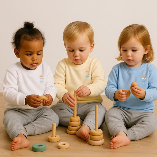 Sudadera Bebé Orgánica Levantera 3.0 "Coordenadas Tarifa"