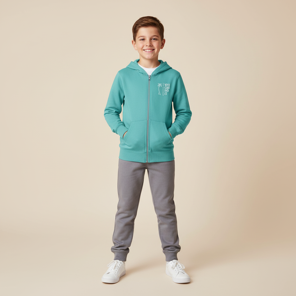 Hoodie Cremallera kid "You can do it" Tarifa