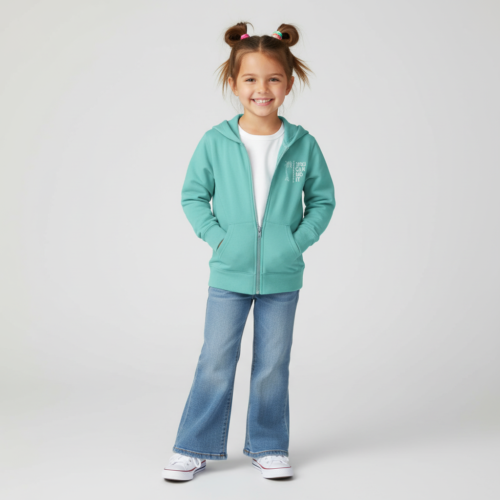 Hoodie Cremallera kid "You can do it" Tarifa