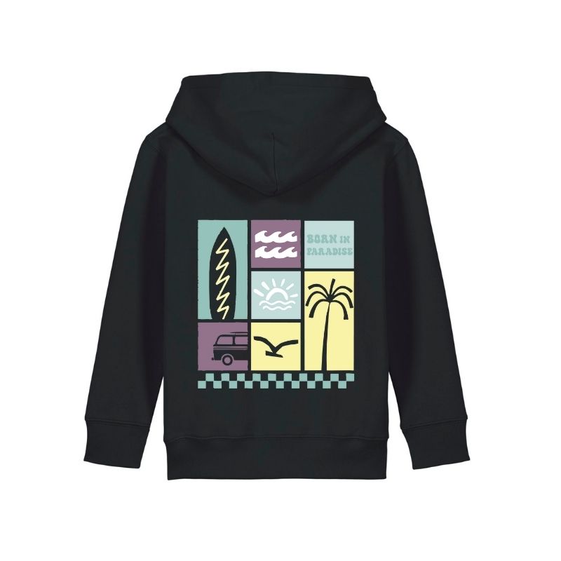 Hoodie Kids "Born in the Paradise"