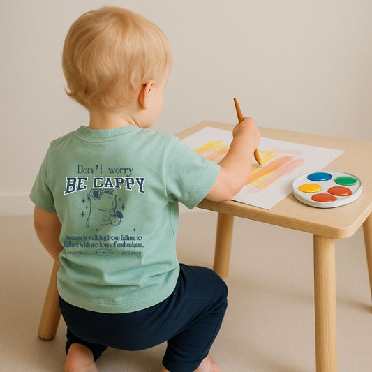 Camiseta bebé "Don't worry be cappy"