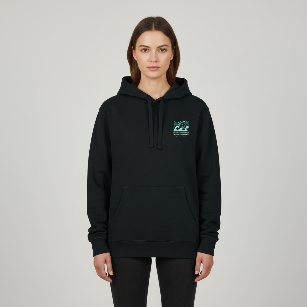 Hoodie Premium "Born in the Paradise" Unisex