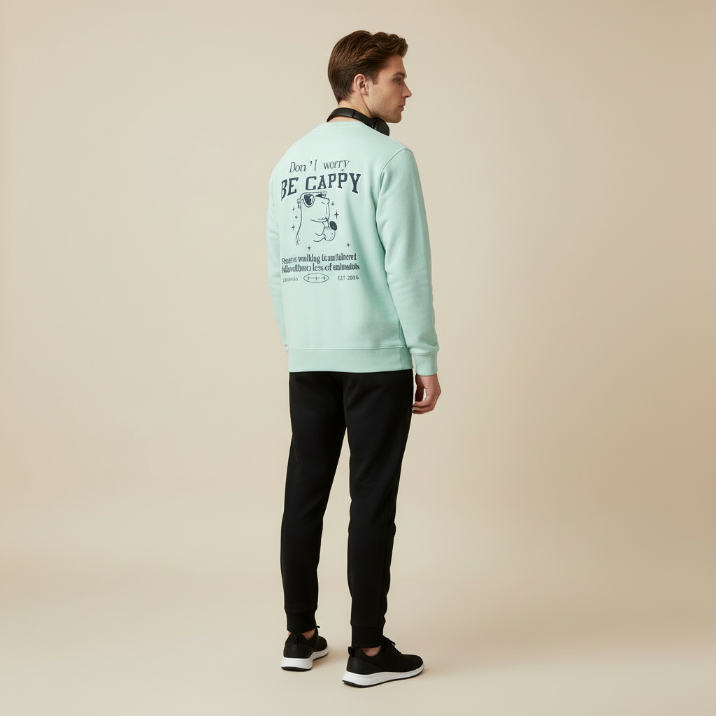 Sudadera "Don't worry be cappy"