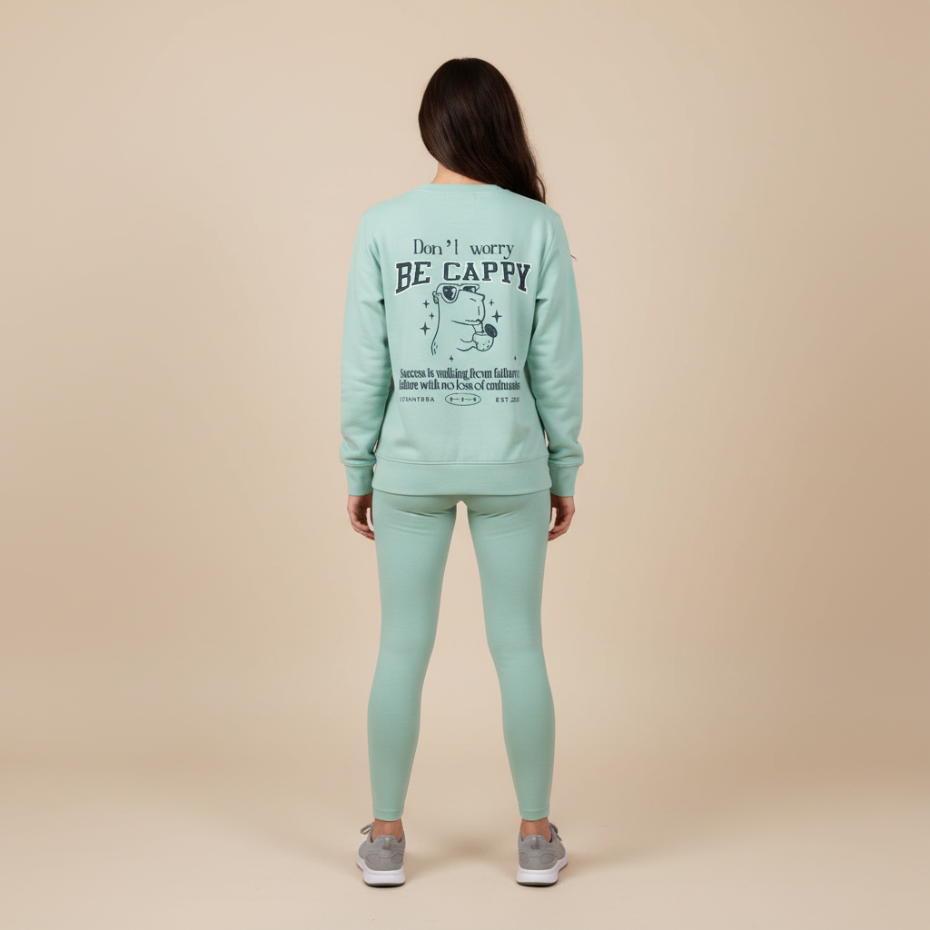 Sudadera "Don't worry be cappy"