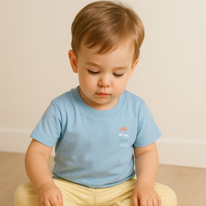 Camiseta Bebé Levantera Tarifa Coordenadas