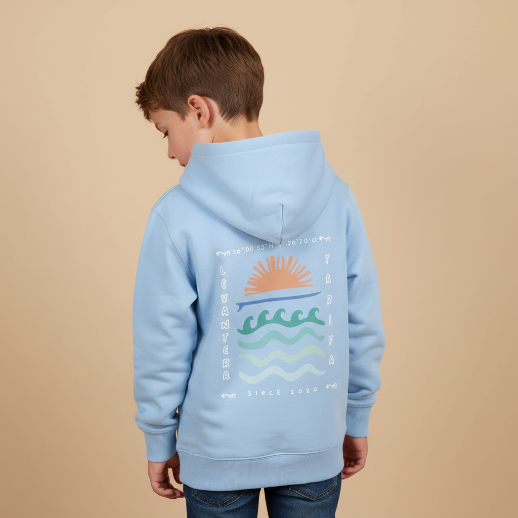 Hoodie Cremallera kids Coordenadas