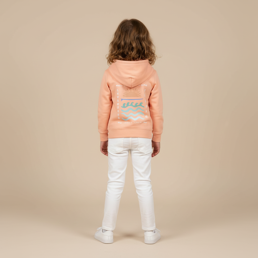 Hoodie Cremallera kids Coordenadas