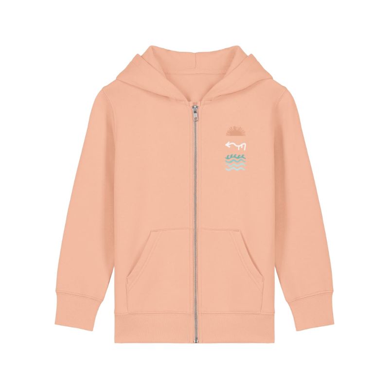 Hoddie Cremallera kids Coordenadas