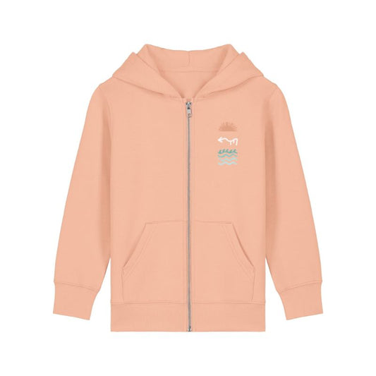 Hoddie Cremallera kids Coordenadas