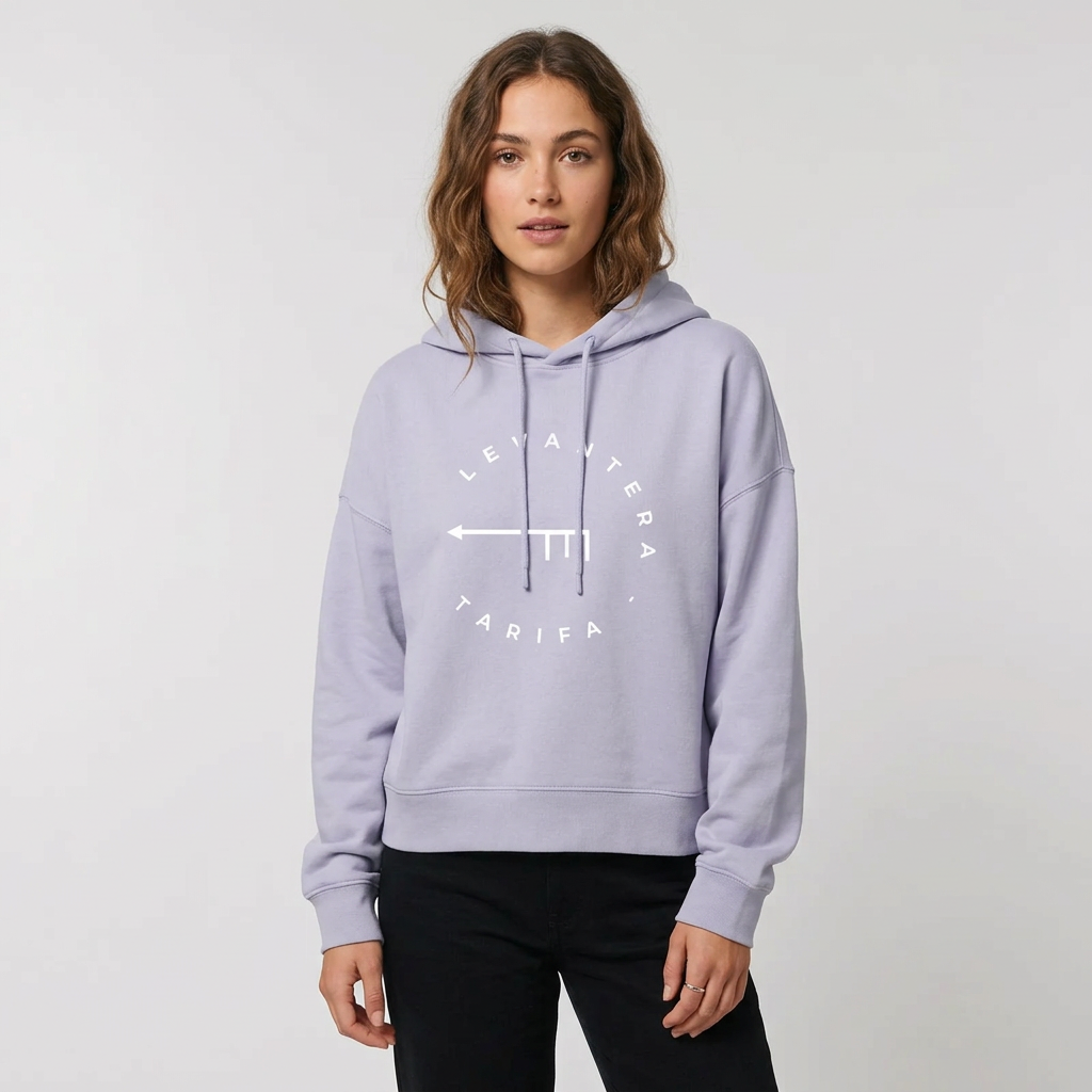 Hoddie Mujer Levantera Tarifa — Lavanda