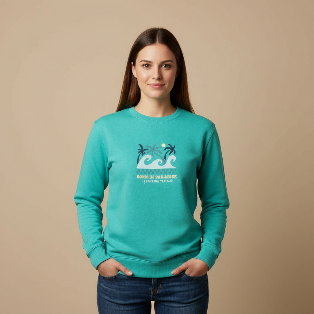 Sudadera Premium "Born in the Paradise"