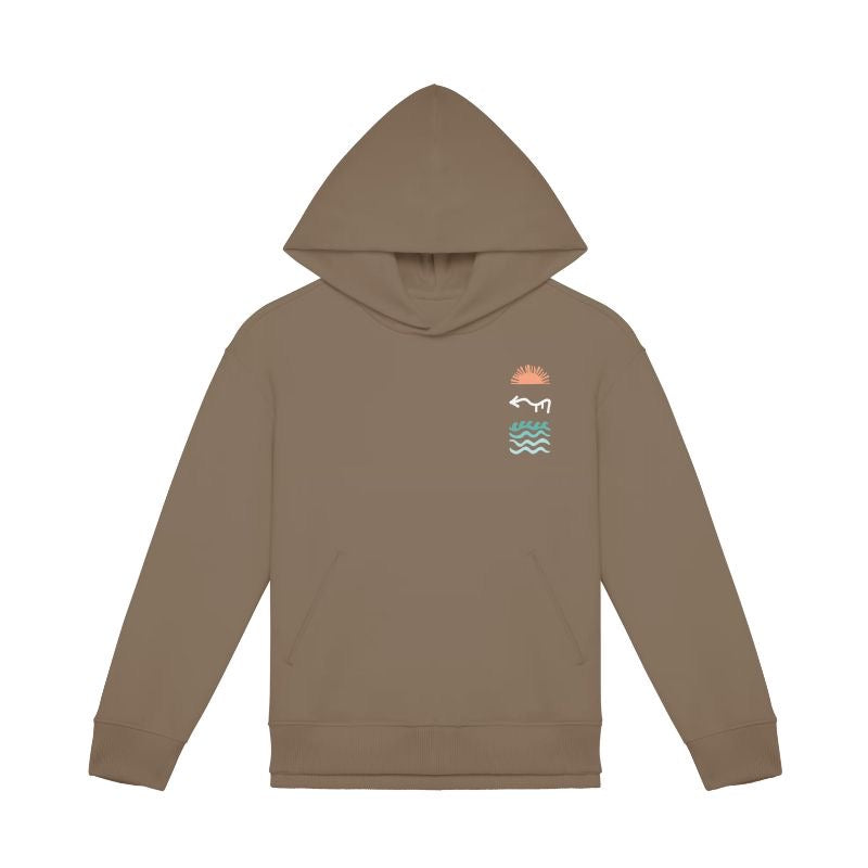 Hoddie Oversize Coordenadas Kids