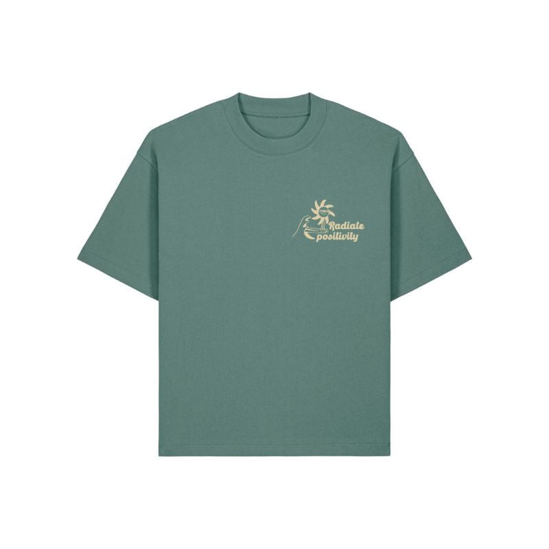 Camiseta oversize "Radiate positivity"
